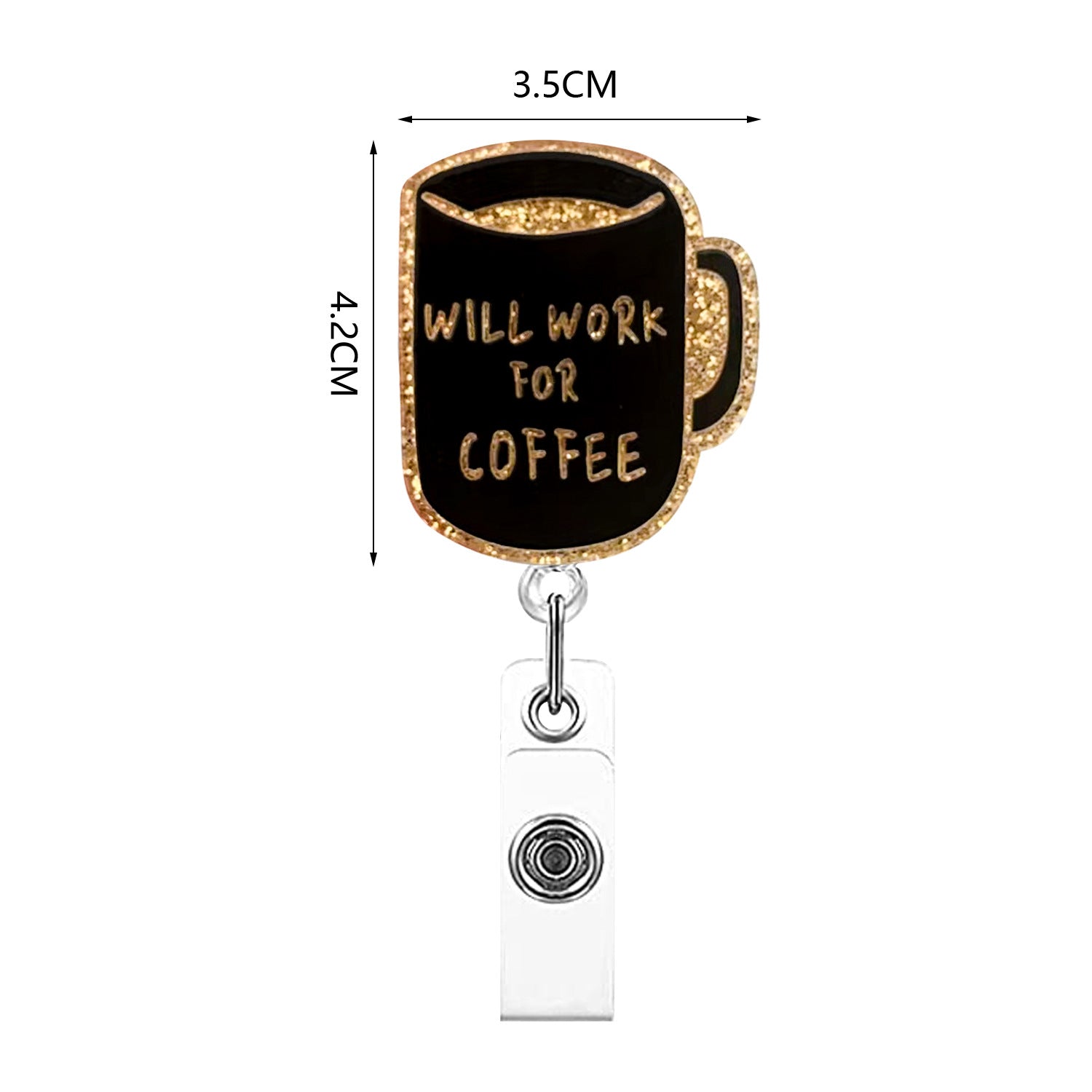 Wholesale Glitter acrylic patch turntable stethoscope retractable and easy to pull